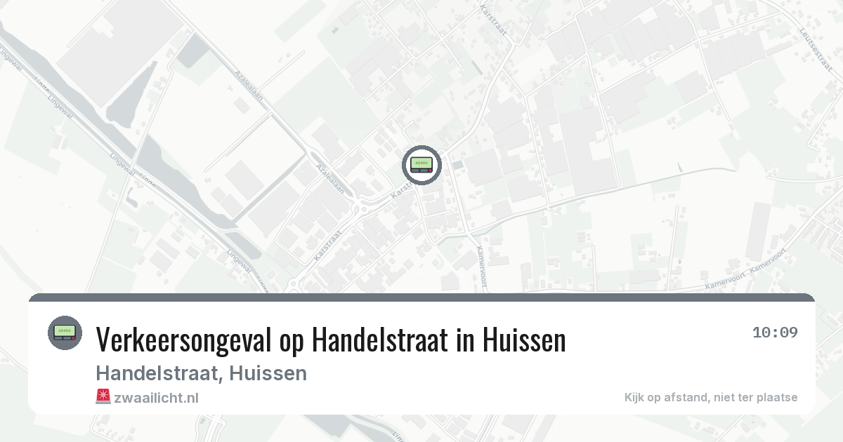Verkeersongeval op Handelstraat in Huissen — 3 jun 2026