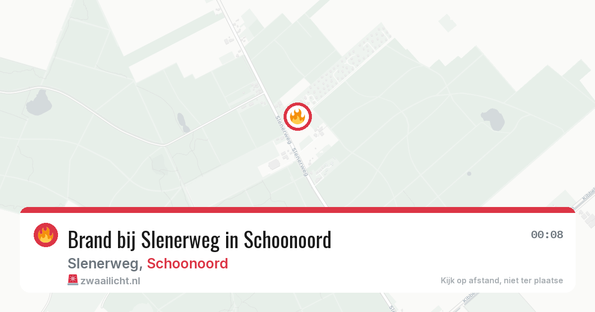 Brand bij Slenerweg in Schoonoord — 10 mei 2026