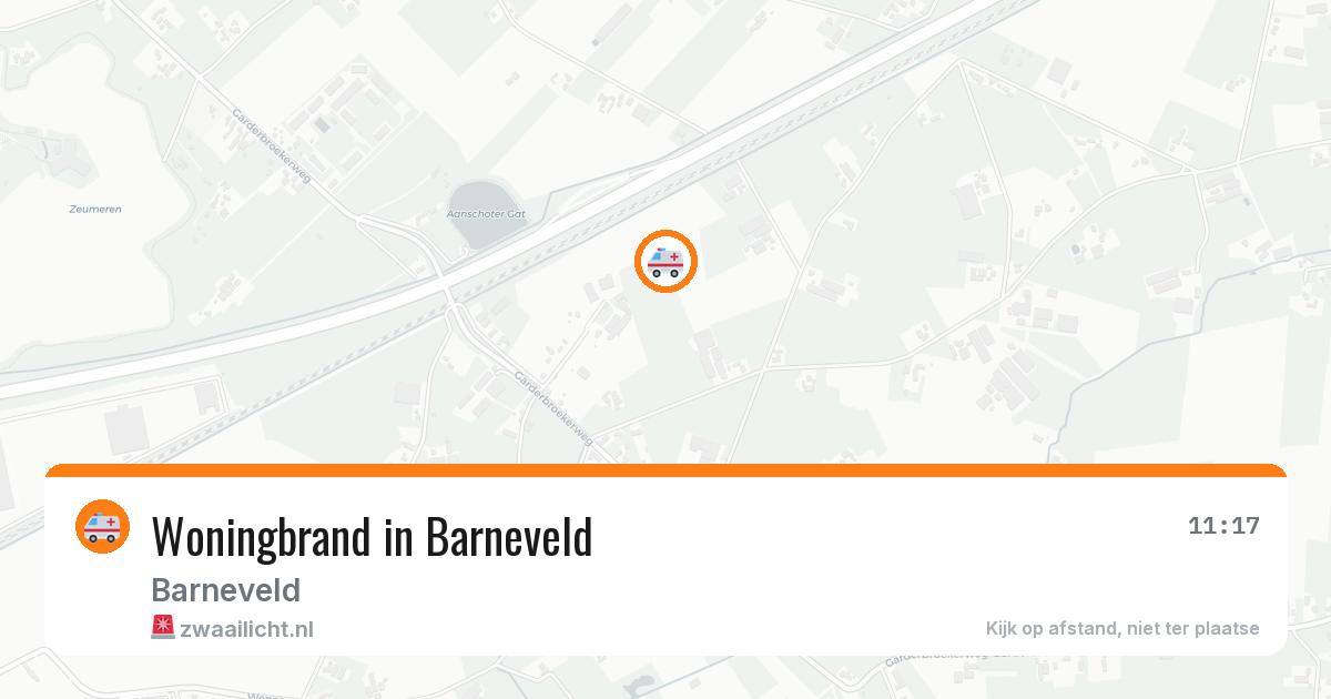Woningbrand in Barneveld — 27 apr 2026