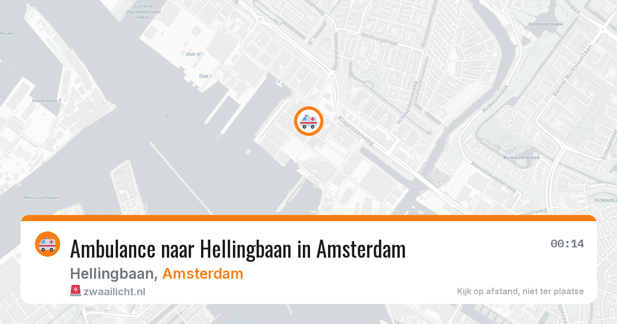 Ambulance naar Hellingbaan in Amsterdam — 28 jan 2026