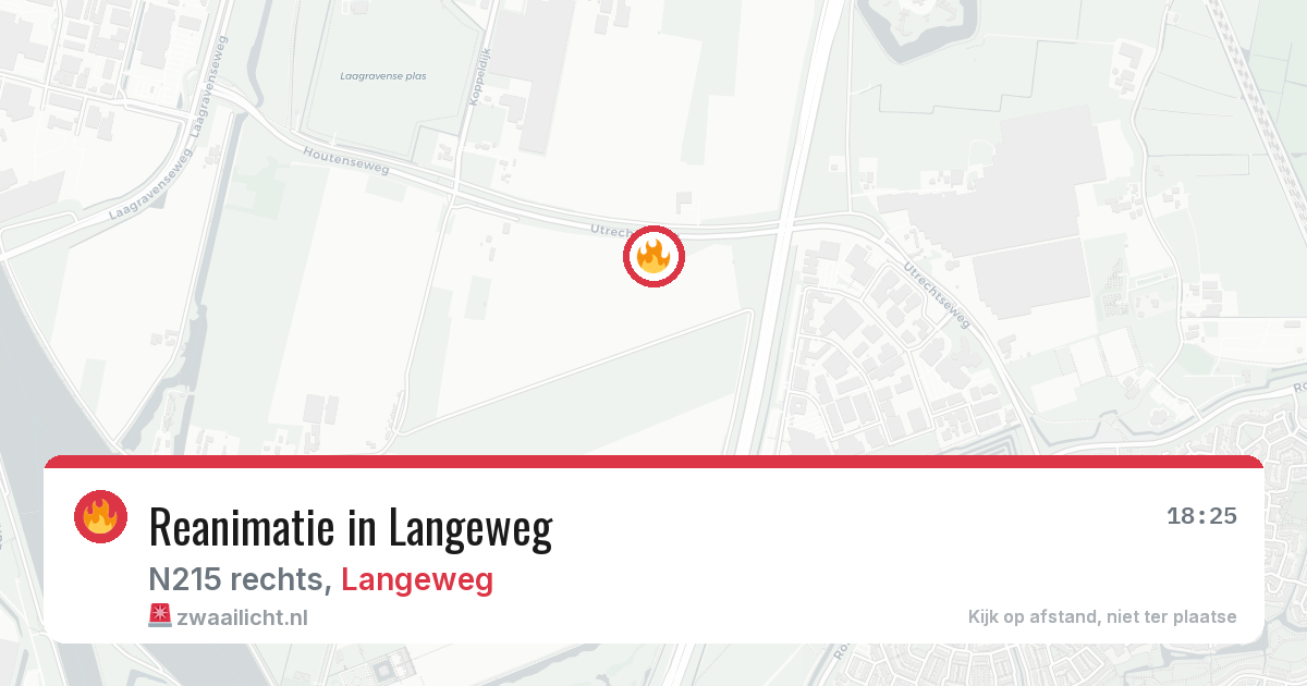 Reanimatie in Langeweg — 21 apr 2026