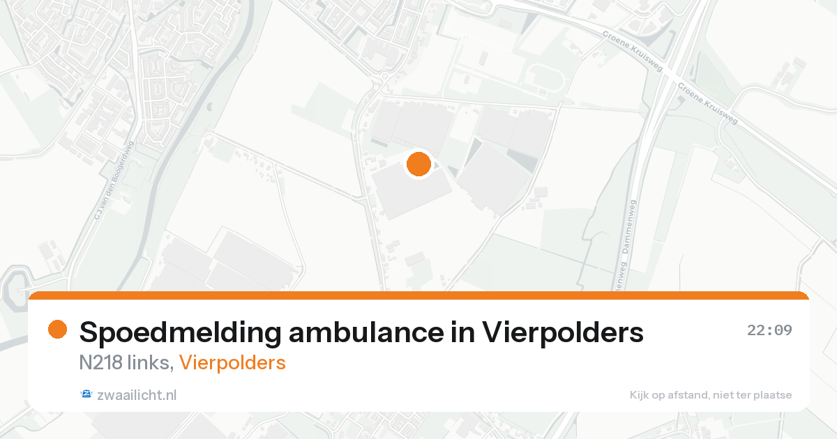 Spoedmelding ambulance in Vierpolders — 21 aug 2026