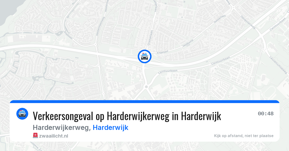Verkeersongeval op Harderwijkerweg in Harderwijk — 7 jun 2026
