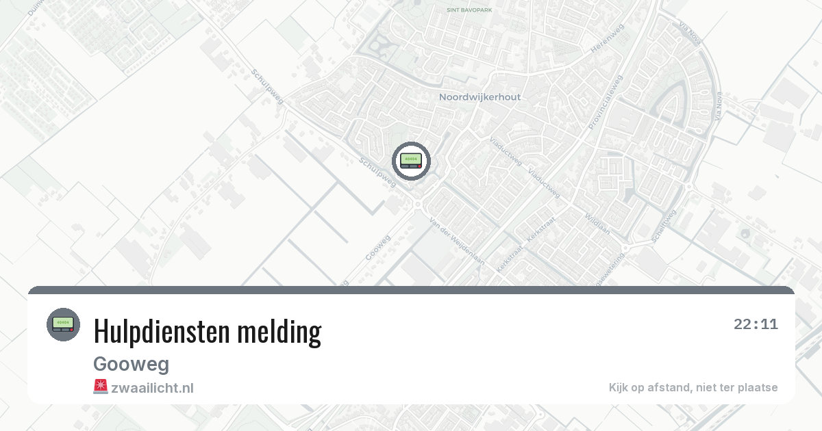 Hulpdiensten melding — 11 feb 2026