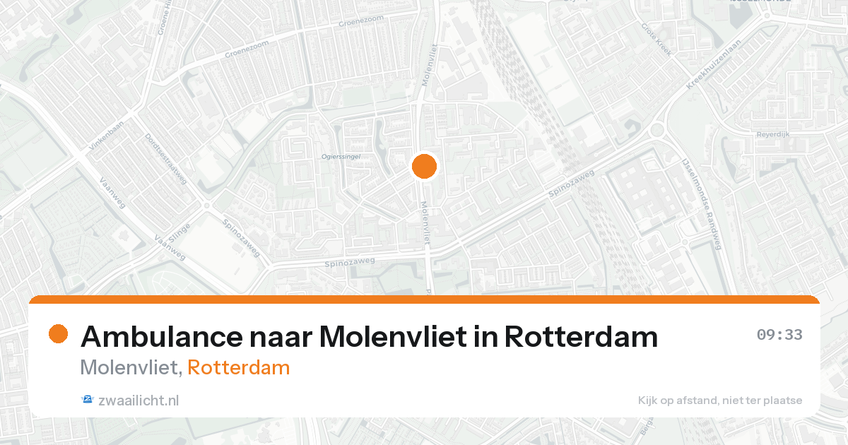 Ambulance naar Molenvliet in Rotterdam — 4 jun 2026
