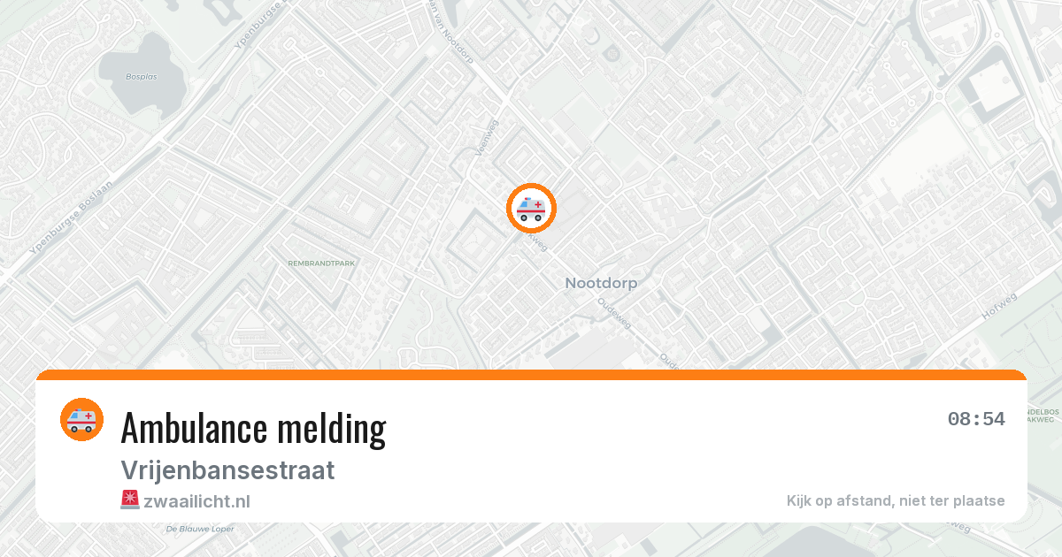 Ambulance melding — 27 mei 2026