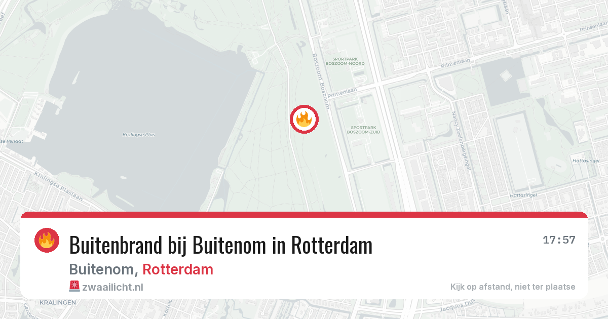 Buitenbrand bij Buitenom in Rotterdam — 18 jul 2026
