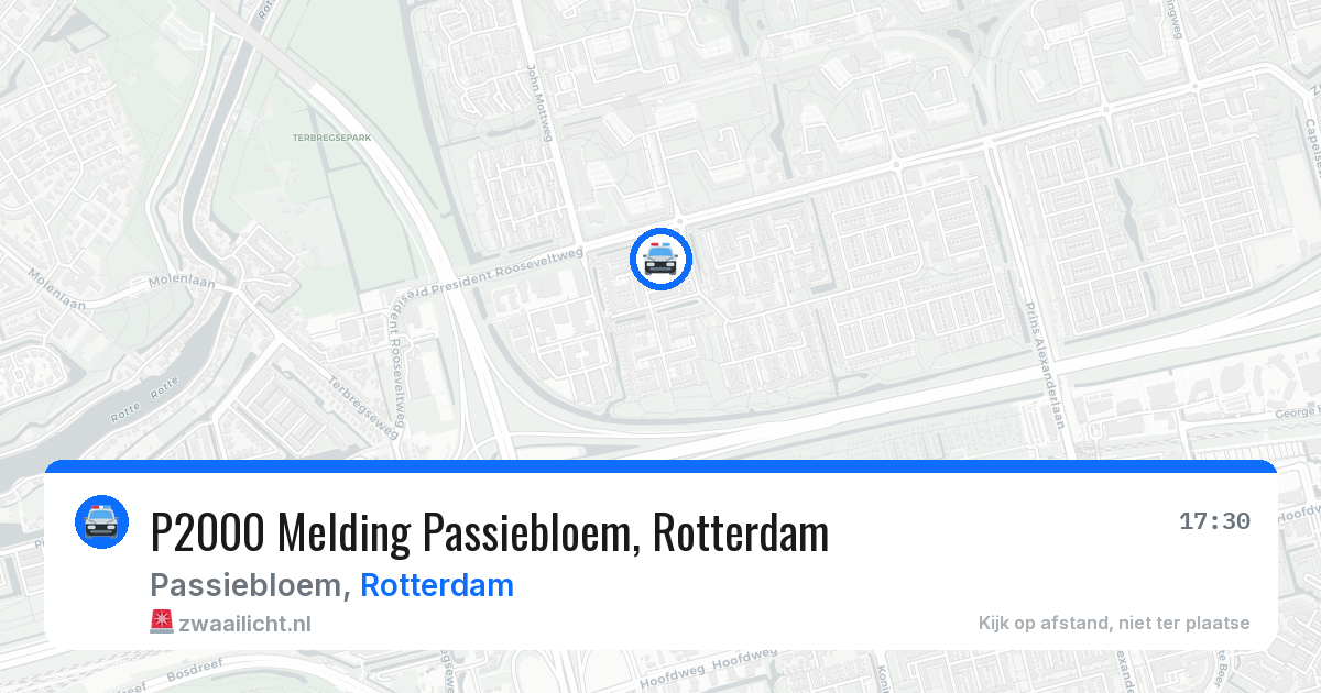 P2000 Melding Passiebloem, Rotterdam — 8 jun 2026