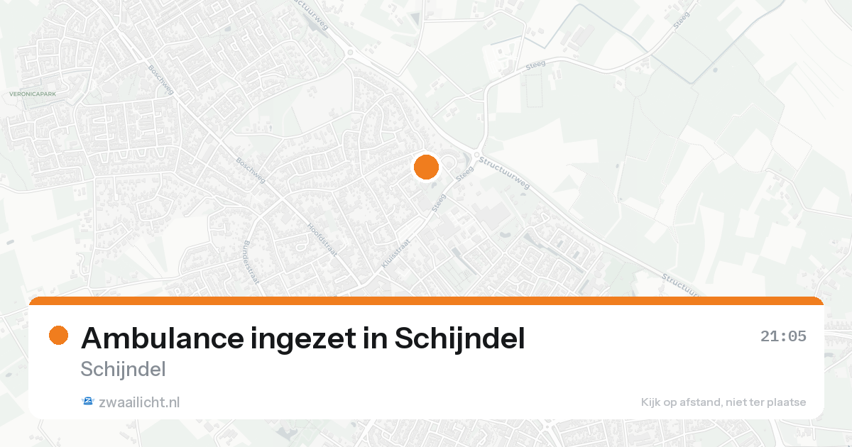 Ambulance ingezet in Schijndel — 14 aug 2026