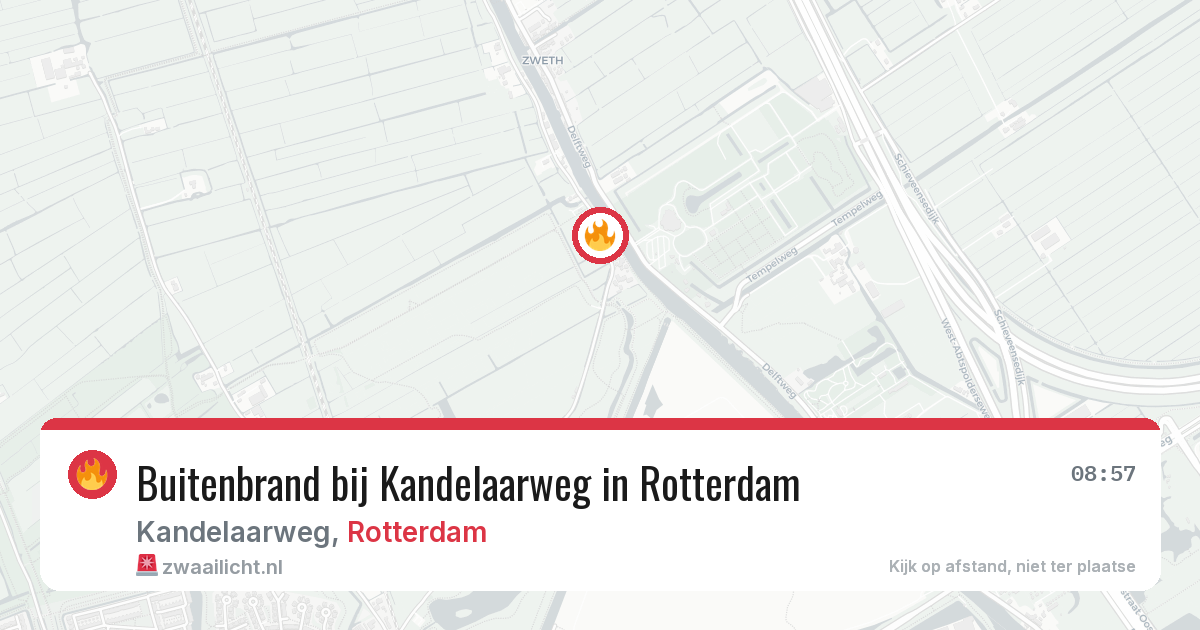 Buitenbrand bij Kandelaarweg in Rotterdam — 31 mei 2026