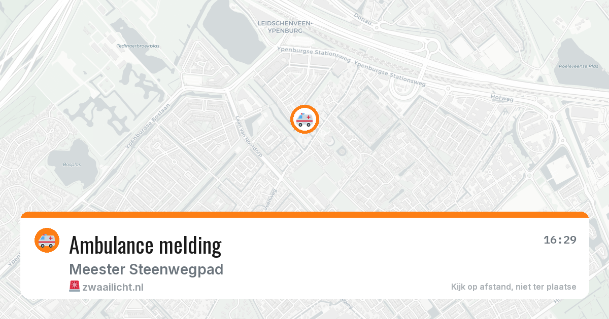 Ambulance melding — 21 jun 2026