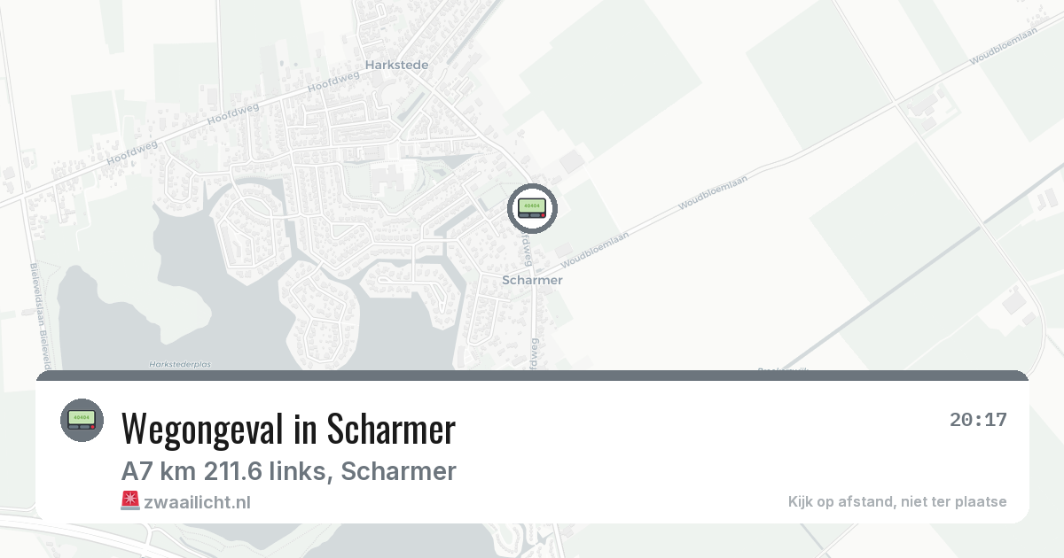 Wegongeval in Scharmer — 1 feb 2026