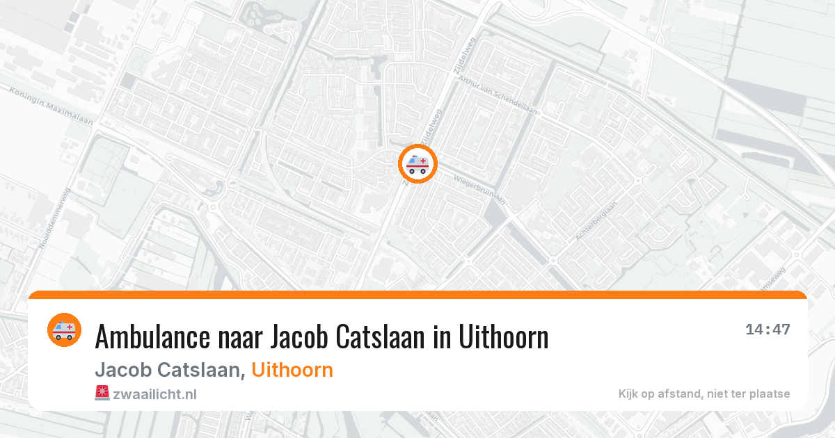 Ambulance naar Jacob Catslaan in Uithoorn — 27 apr 2026