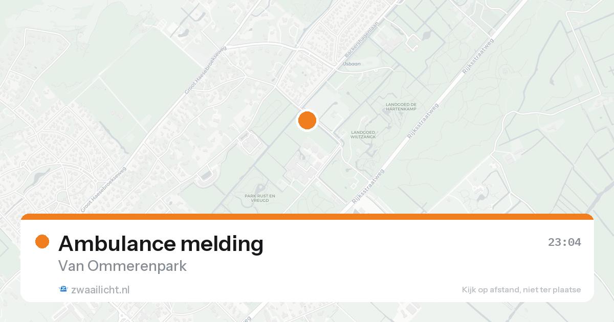 Ambulance melding — 30 jan 2026