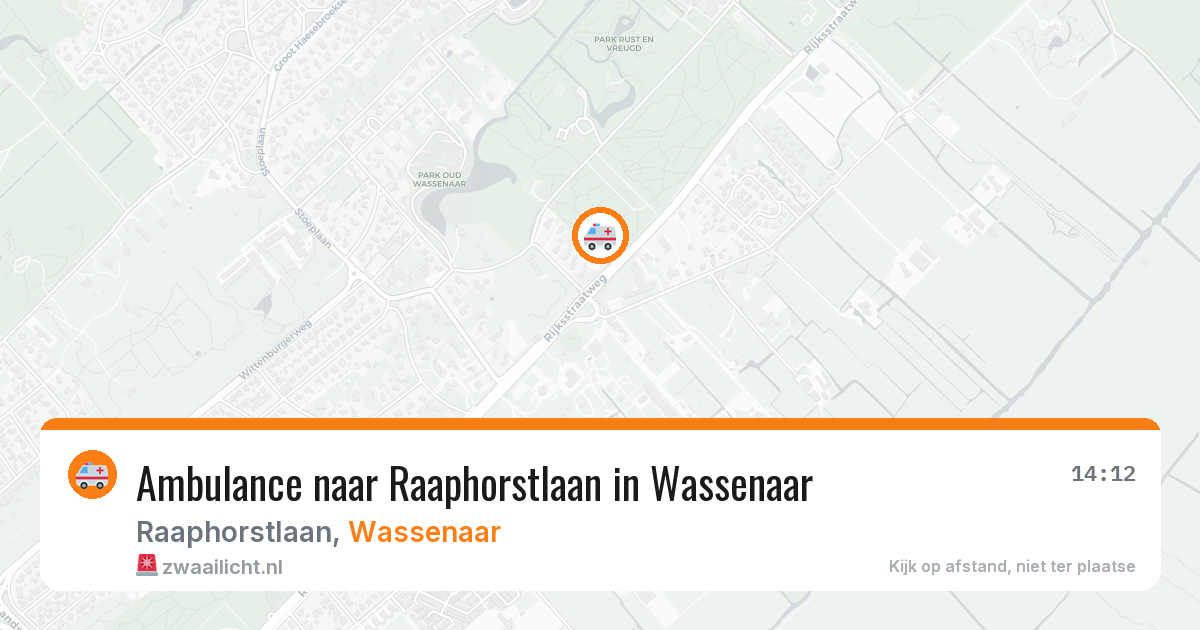 Ambulance naar Raaphorstlaan in Wassenaar — 5 jun 2026