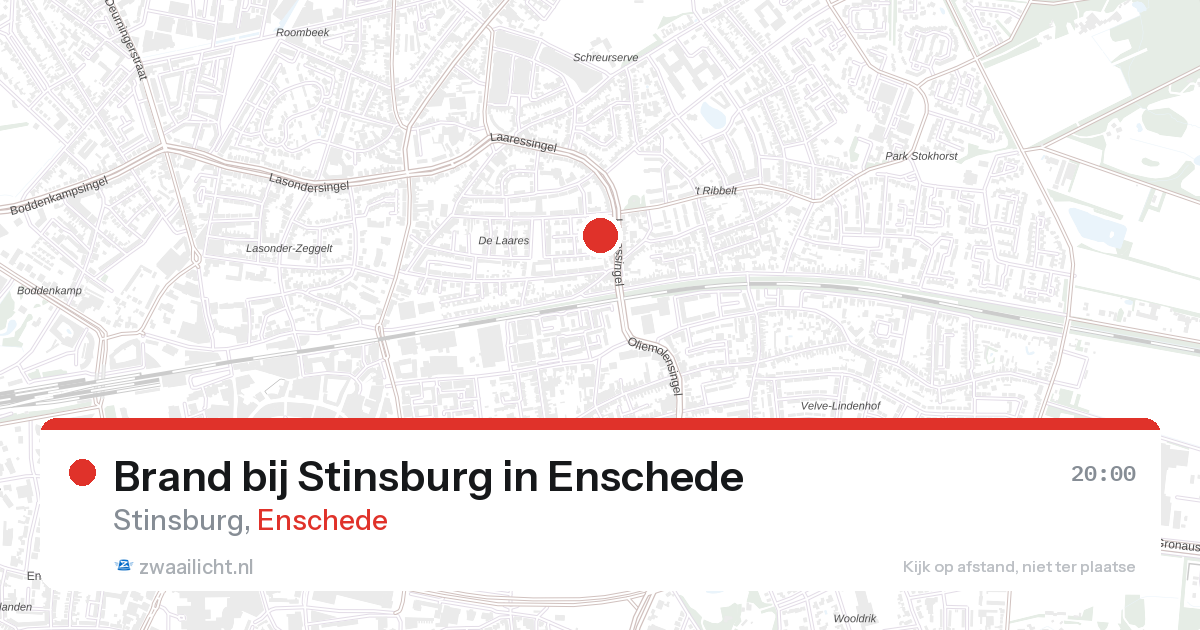 Brand bij Stinsburg in Enschede — 26 aug 2026