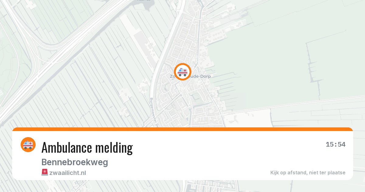 Ambulance melding — 21 jul 2026