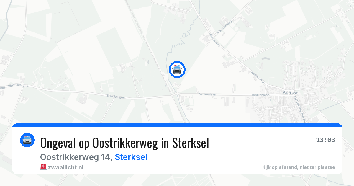Ongeval op Oostrikkerweg in Sterksel — 21 apr 2026