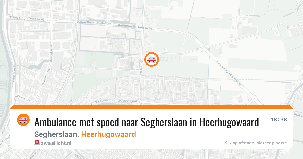Ambulance met spoed naar Segherslaan in Heerhugowaard — 31 mei 2026