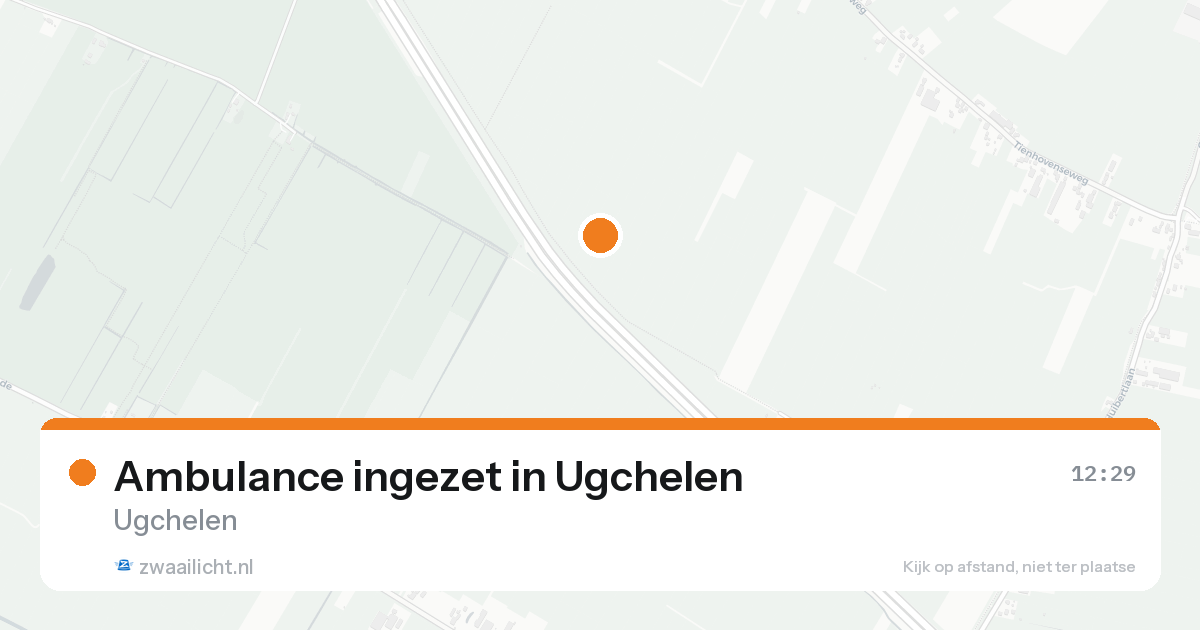 Ambulance ingezet in Ugchelen — 20 aug 2026