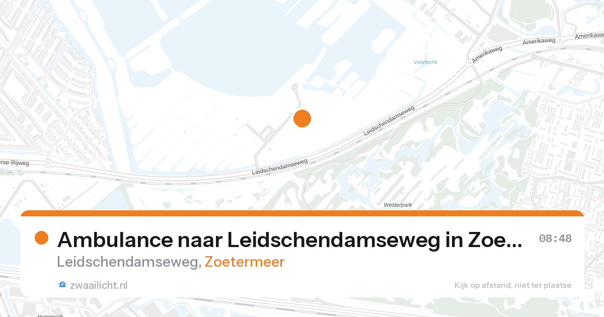 Ambulance naar Leidschendamseweg in Zoetermeer — 14 aug 2026