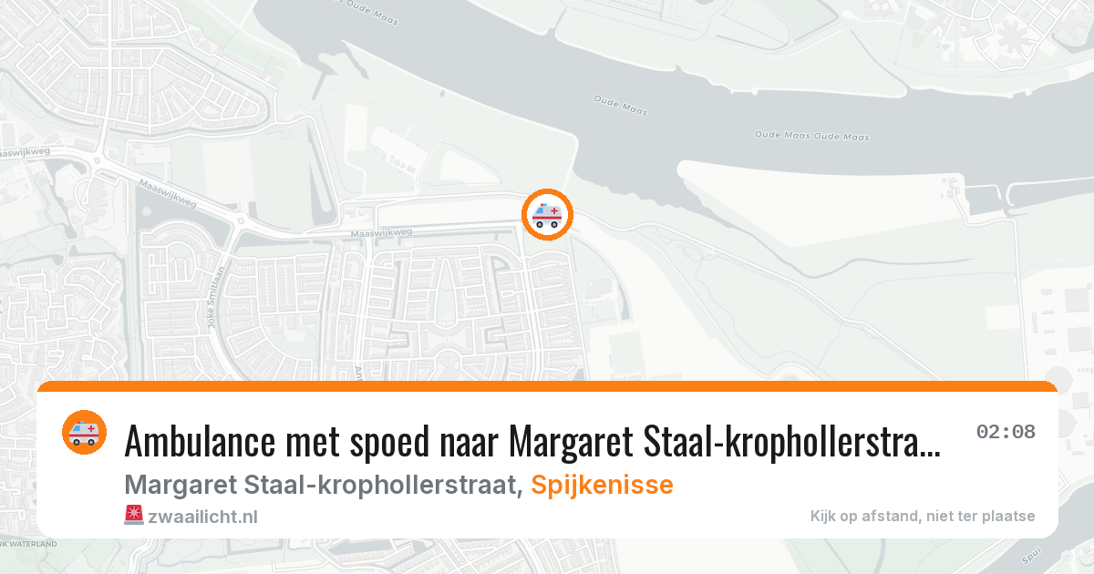 Ambulance met spoed naar Margaret Staal-krophollerstraat in Spijkenisse — 18 jun 2026