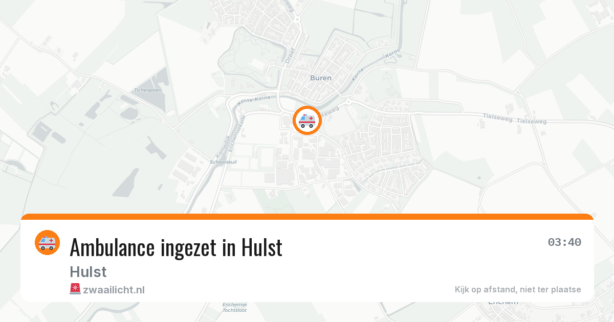 Ambulance ingezet in Hulst — 30 jan 2026