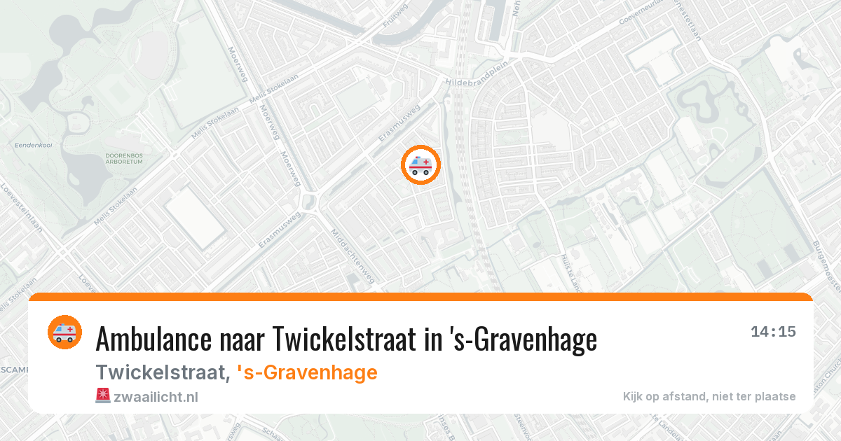 Ambulance naar Twickelstraat in 's-Gravenhage — 29 jun 2026