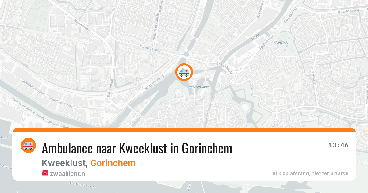 Ambulance naar Kweeklust in Gorinchem — 19 mrt 2026