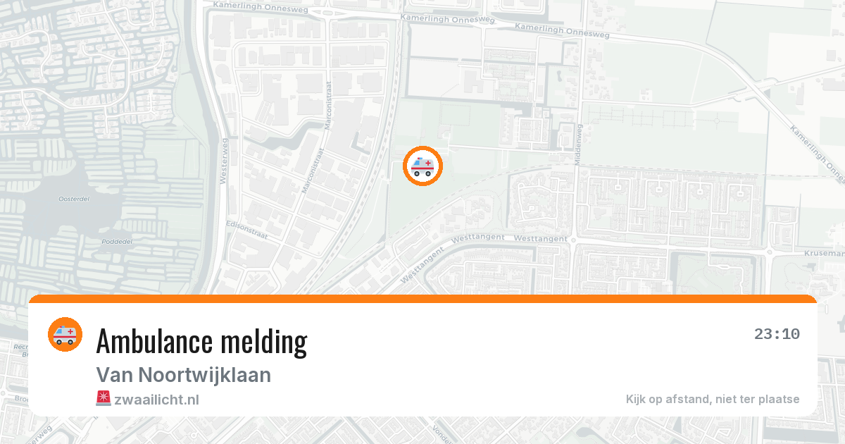 Ambulance melding — 4 mei 2026