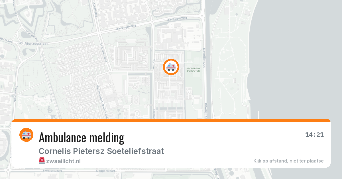 Ambulance melding — 29 apr 2026