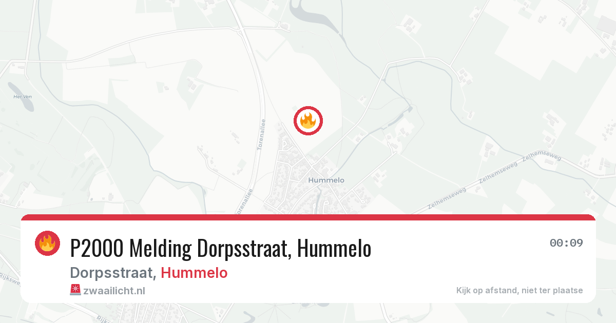 P2000 Melding Dorpsstraat, Hummelo — 5 feb 2026