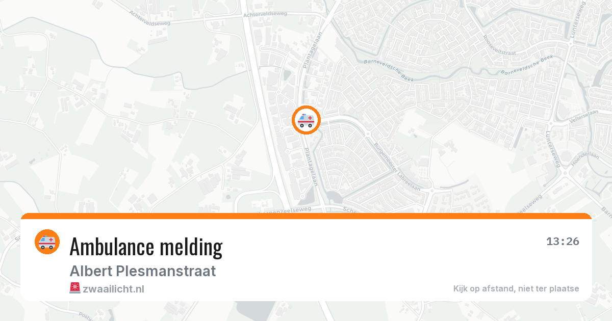 Ambulance melding — 12 jul 2026