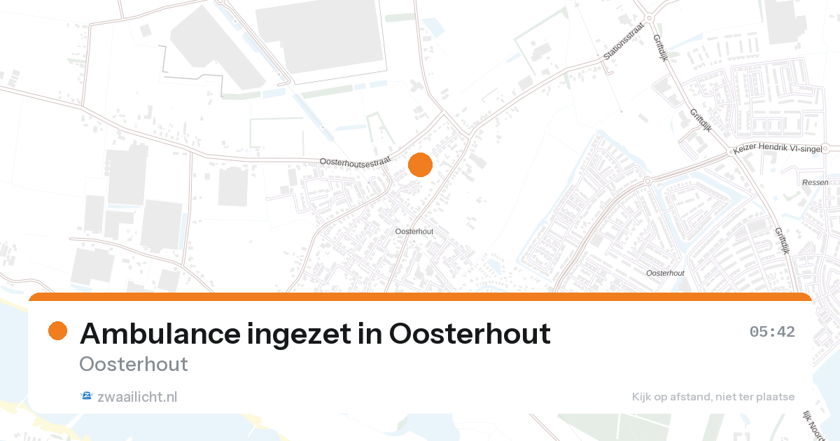 Ambulance ingezet in Oosterhout — 7 feb 2026
