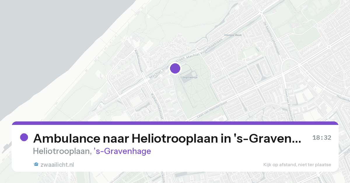 Ambulance naar Heliotrooplaan in 's-Gravenhage — 21 aug 2026