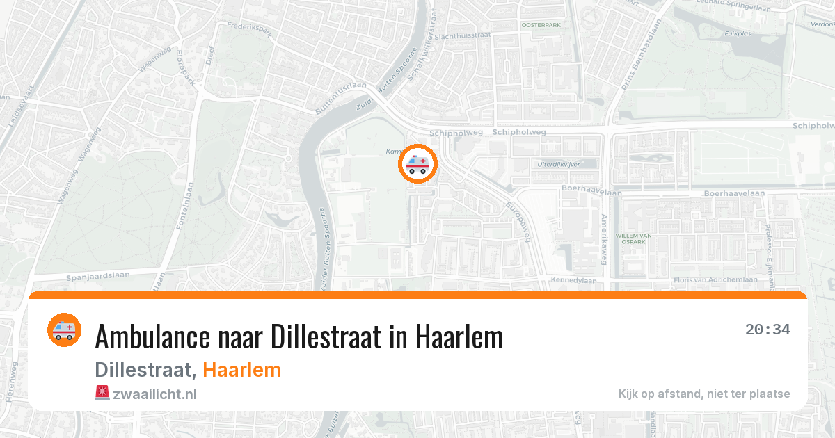 Ambulance naar Dillestraat in Haarlem — 1 jun 2026