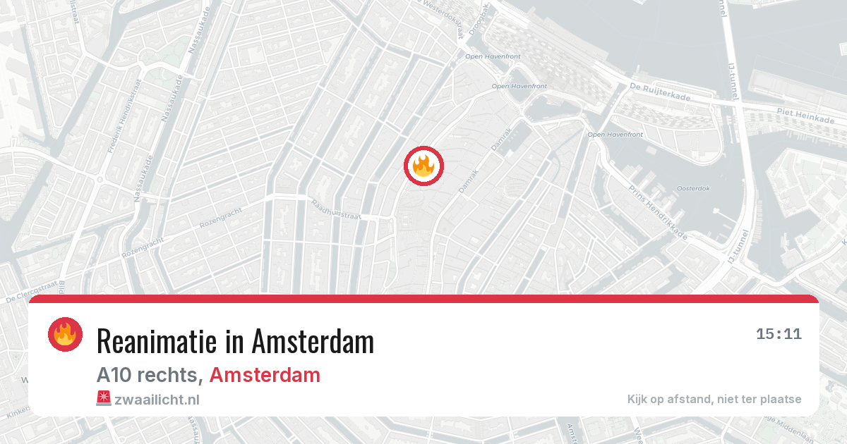 Reanimatie in Amsterdam — 3 jul 2026