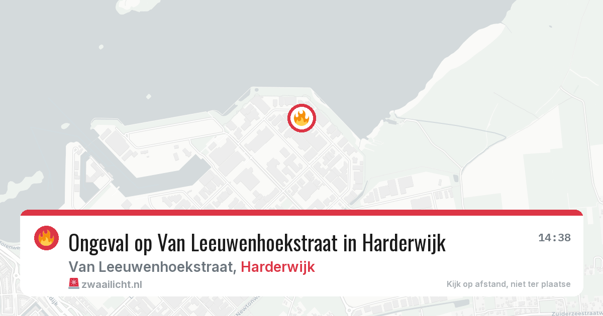 Ongeval op Van Leeuwenhoekstraat in Harderwijk — 22 mei 2026