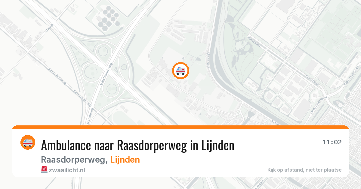 Ambulance naar Raasdorperweg in Lijnden — 3 jun 2026
