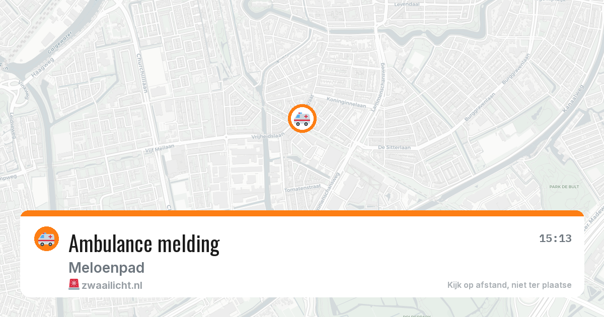 Ambulance melding — 2 mei 2026