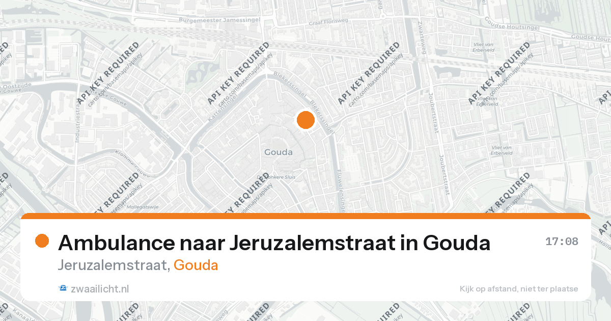 Ambulance naar Jeruzalemstraat in Gouda — 26 aug 2026