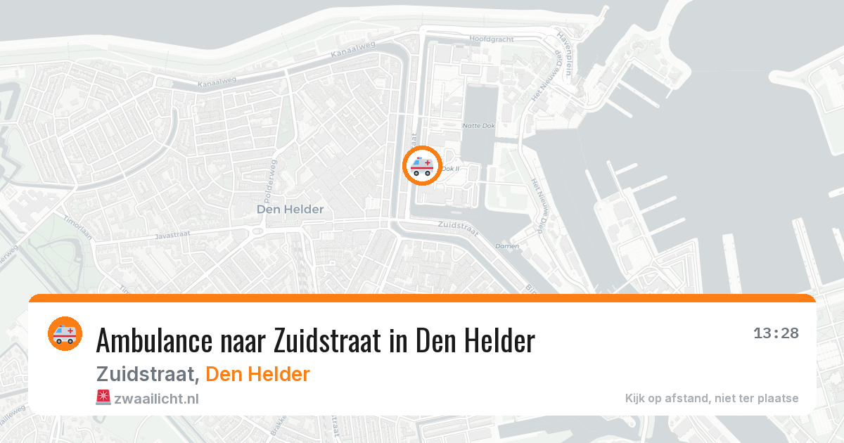 Ambulance naar Zuidstraat in Den Helder — 19 mei 2026