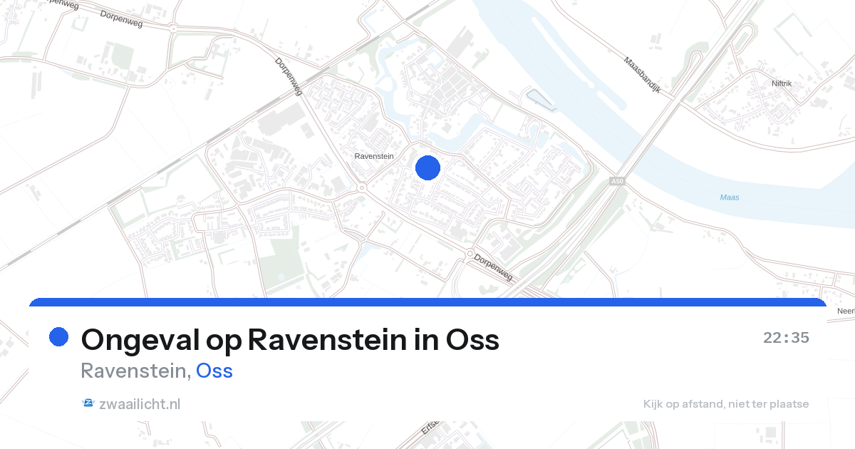 Ongeval op Ravenstein in Oss — 26 aug 2026