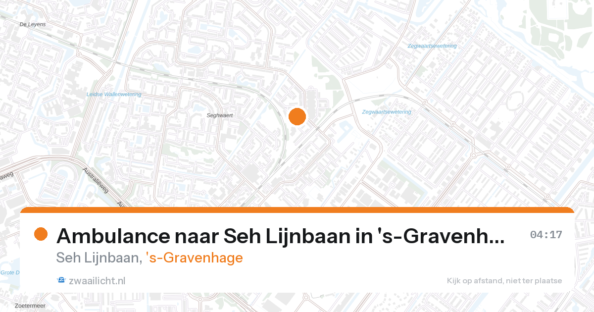 Ambulance naar Seh Lijnbaan in 's-Gravenhage — 7 feb 2026