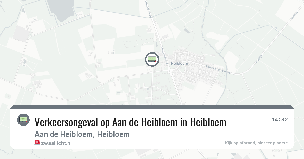 Verkeersongeval op Aan de Heibloem in Heibloem — 5 jul 2026