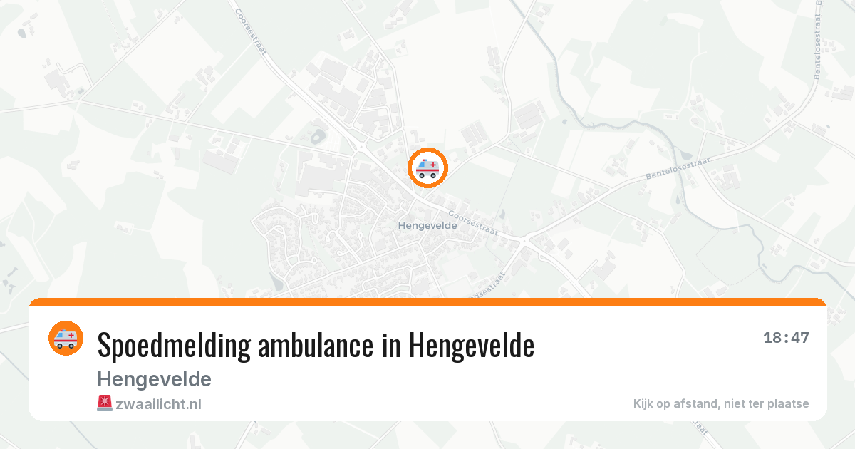 Spoedmelding ambulance in Hengevelde — 19 jan 2026