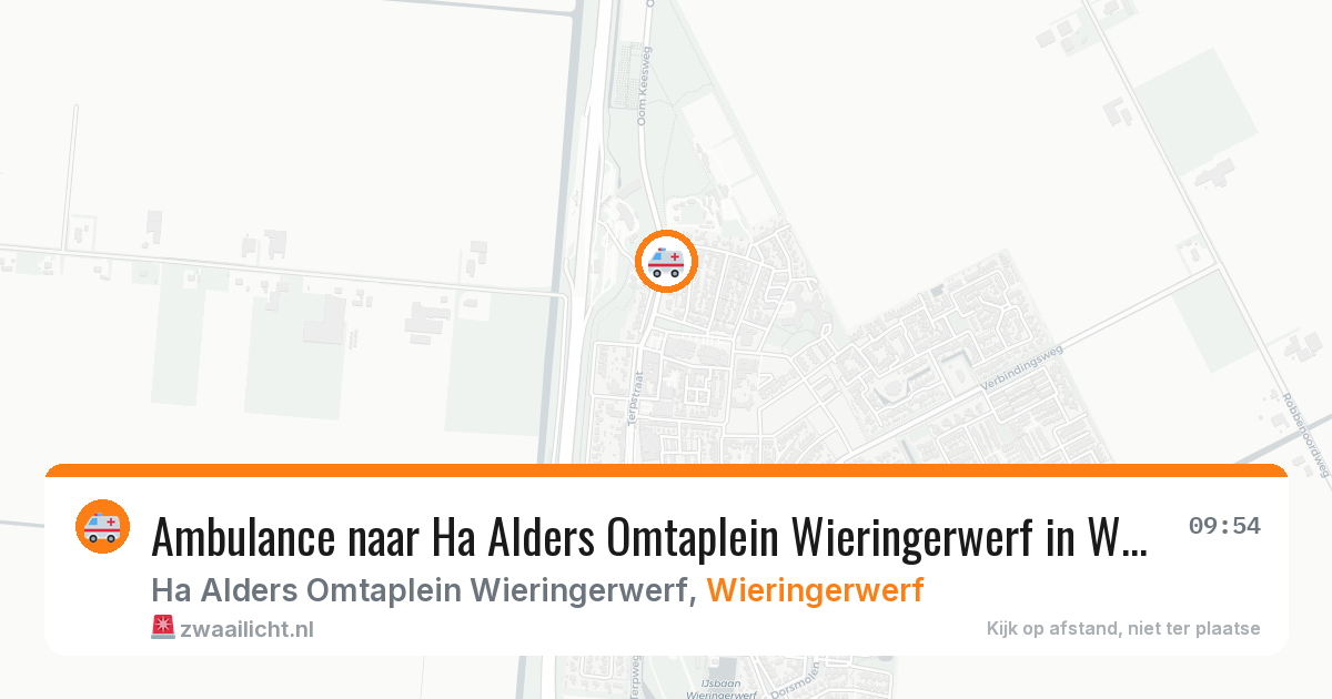 Ambulance naar Ha Alders Omtaplein Wieringerwerf in Wieringerwerf — 28 mei 2026