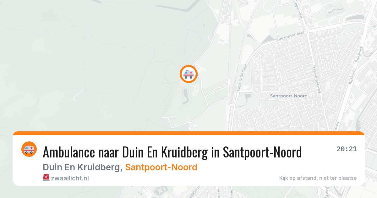Ambulance naar Duin En Kruidberg in Santpoort-Noord — 3 jul 2026