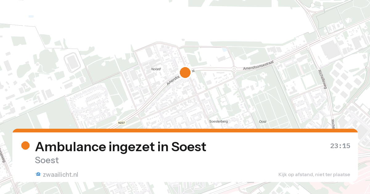 Ambulance ingezet in Soest — 6 feb 2026