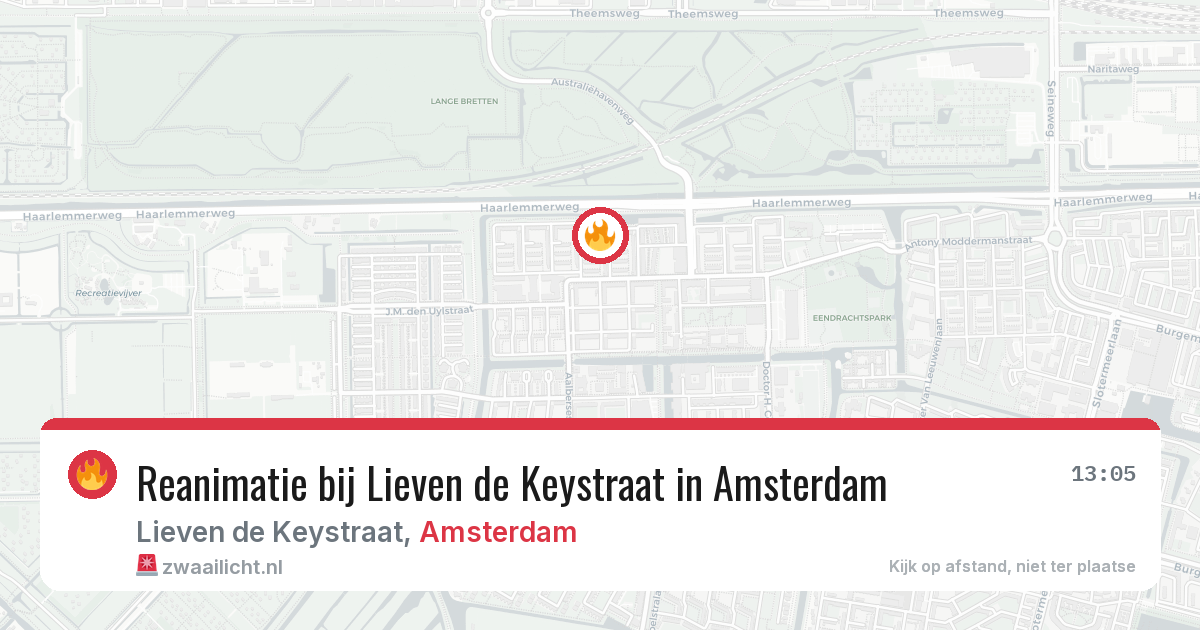 Reanimatie bij Lieven de Keystraat in Amsterdam — 4 jun 2026